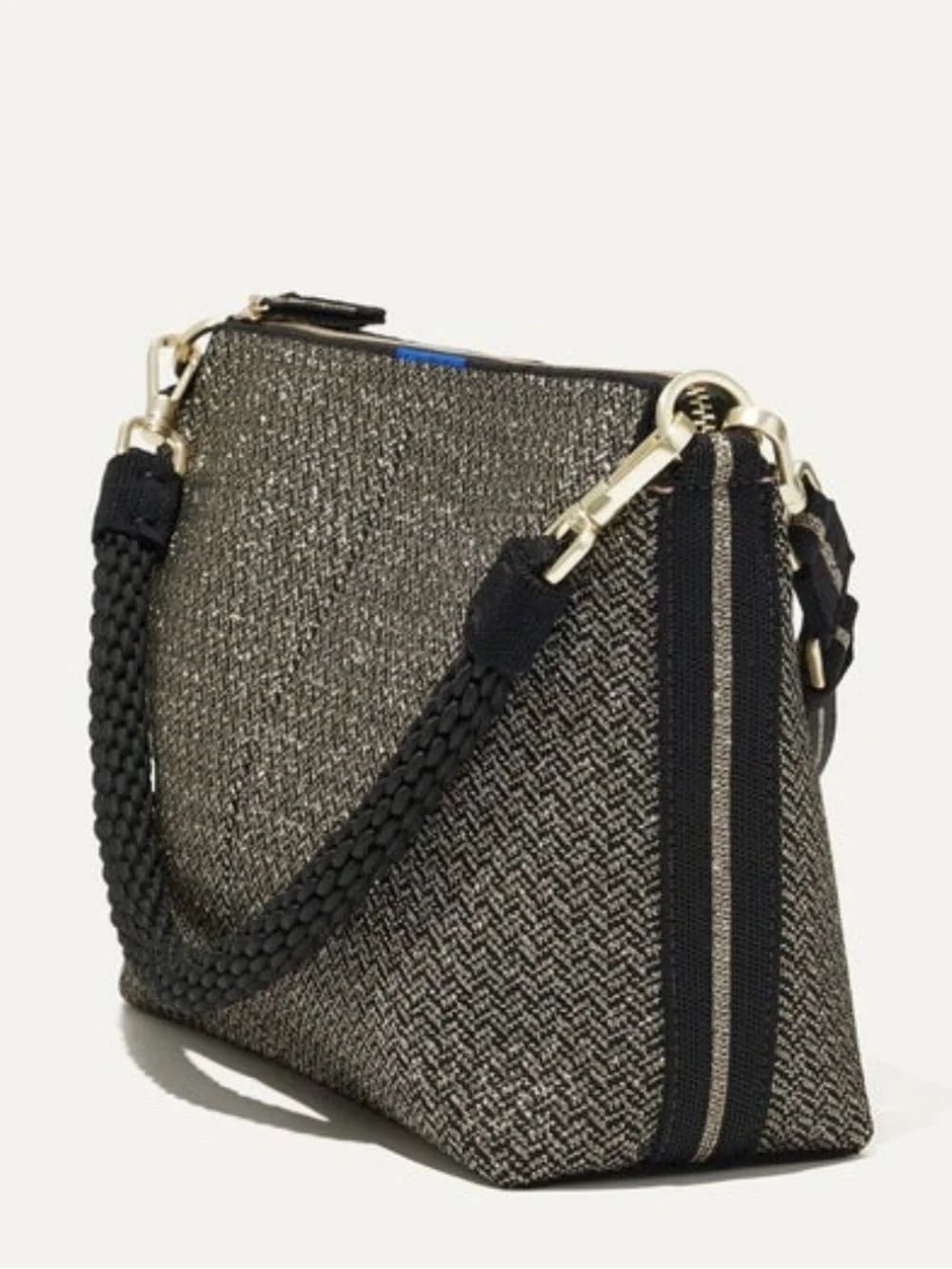 Rothy’s Daily Crossbody Sparkle Herringbone - Picture 1 of 9